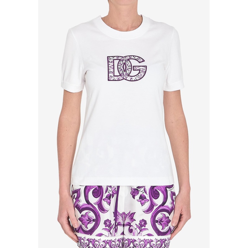 Majolica Print DG Logo T-shirt