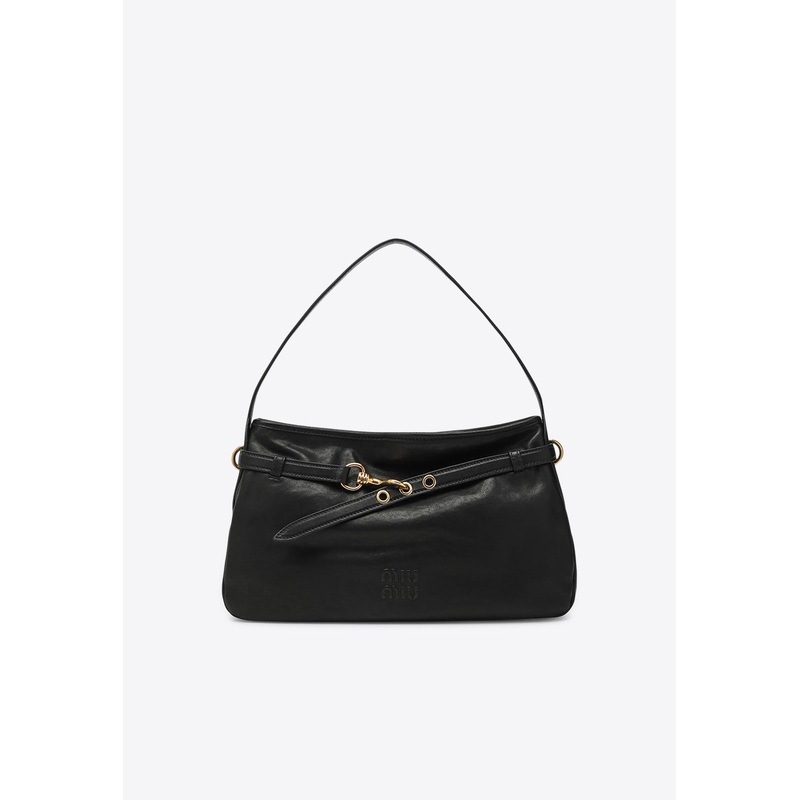 Medium Aventure Nappa Leather Shoulder Bag