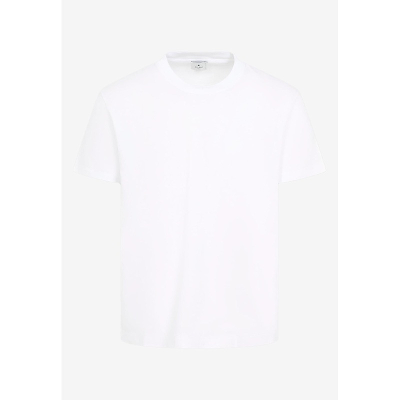 Pegaso-Embroidered Crewneck T-shirt