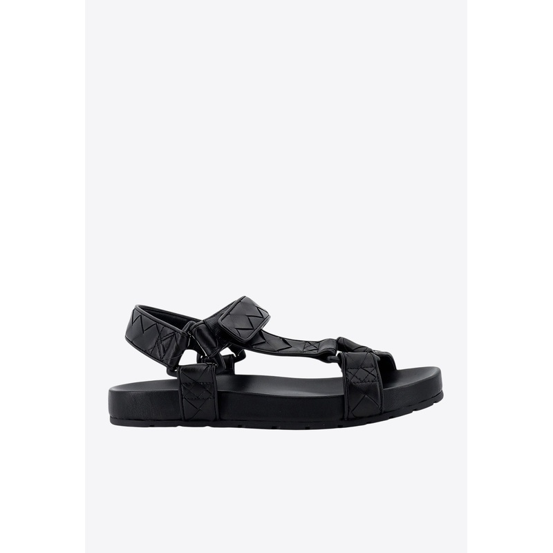 Trip Intrecciato Leather Sandals