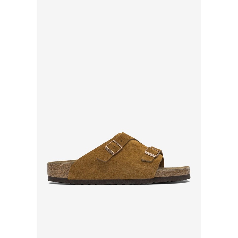 Zrich Suede Flat Sandals