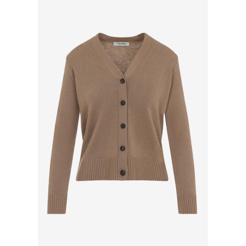 Apollo Button-Up Wool Cardigan