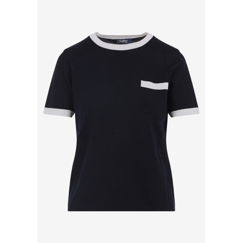 Egidio Short-Sleeved Wool Knit T-shirt