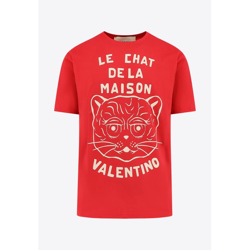 Le Chat De La Maison Printed T-shirt