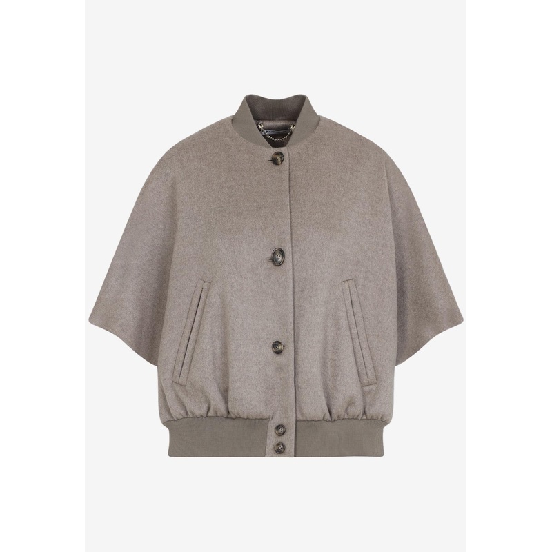 Leticia Bomber Cape-Style Jacket