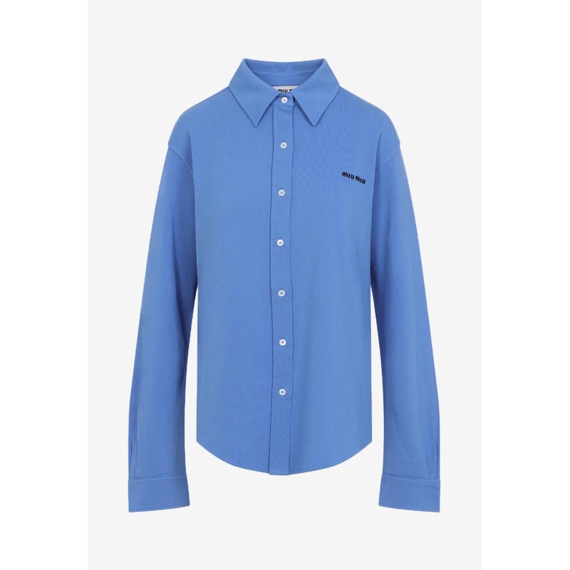 Logo Embroidered Buttoned Shirt