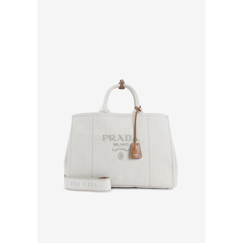 Logo-Embroidered Tote Bag