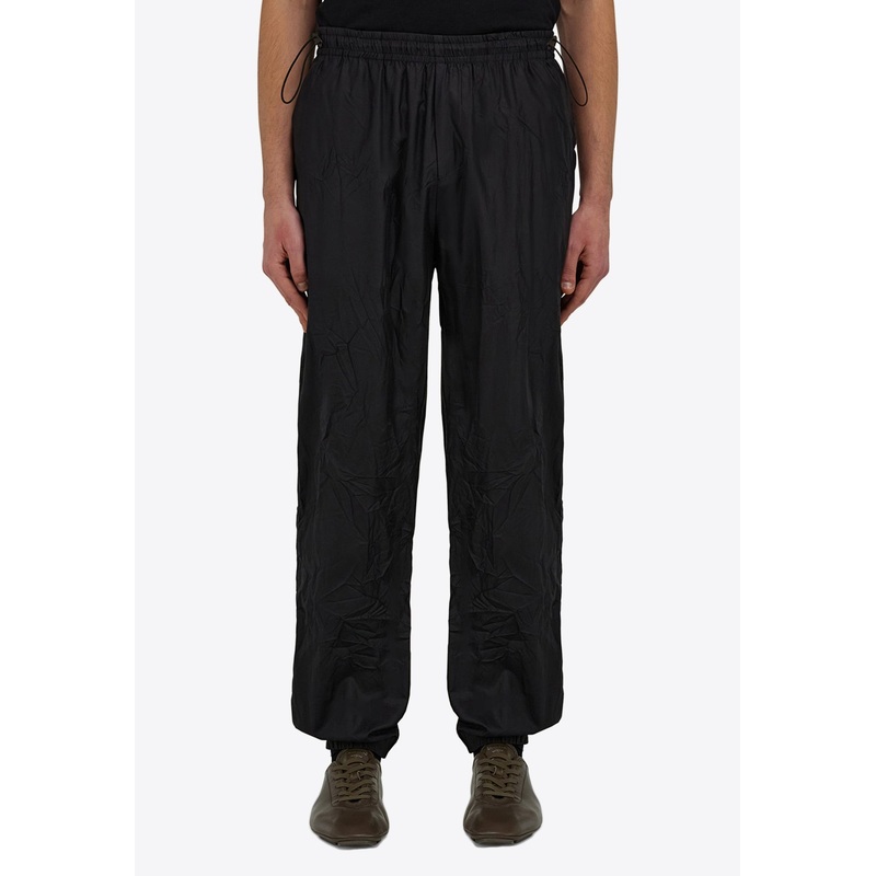 Logo Patch Drawstring Track Pants