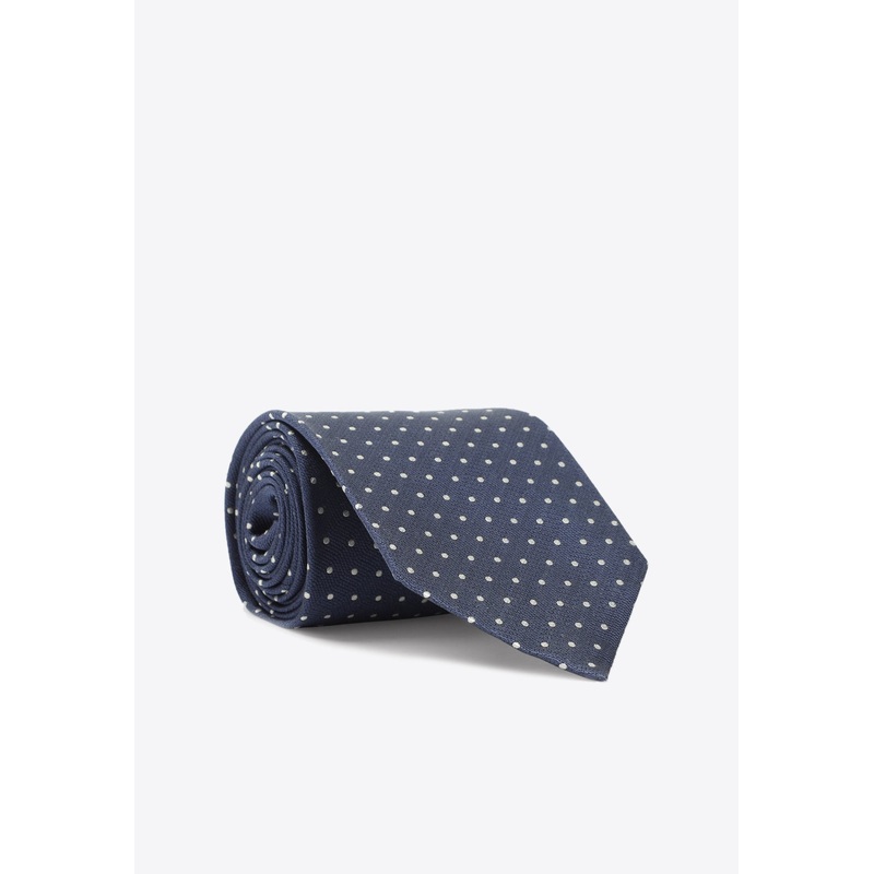 Micro Dot Silk Tie
