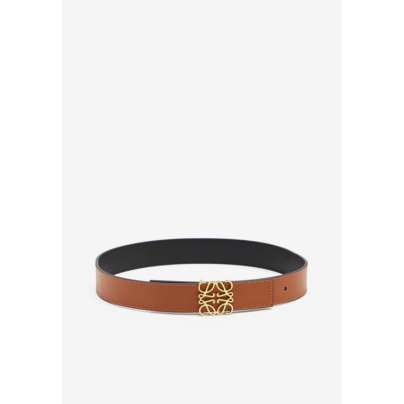 Reversible Anagram Leather Belt