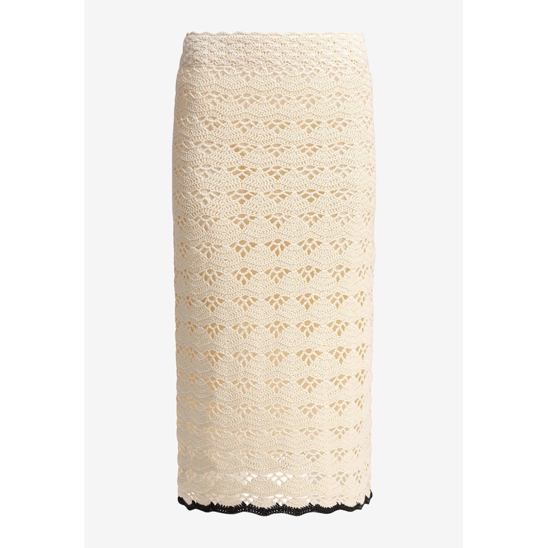 Rhiannon Crochet Knit Midi Skirt