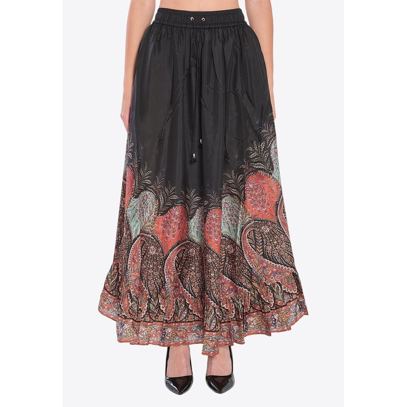 Rhiannon Ruffled Maxi Skirt
