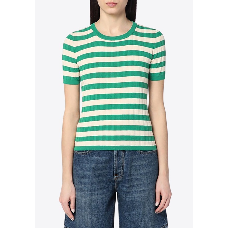 Striped Knit Top