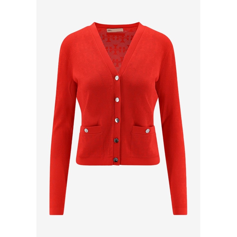 T-Monogram Jacquard Cardigan