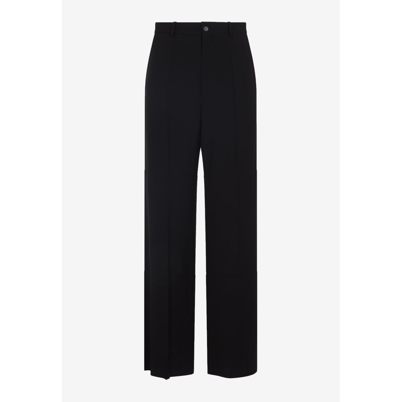 Tailored Wide-Leg Pants