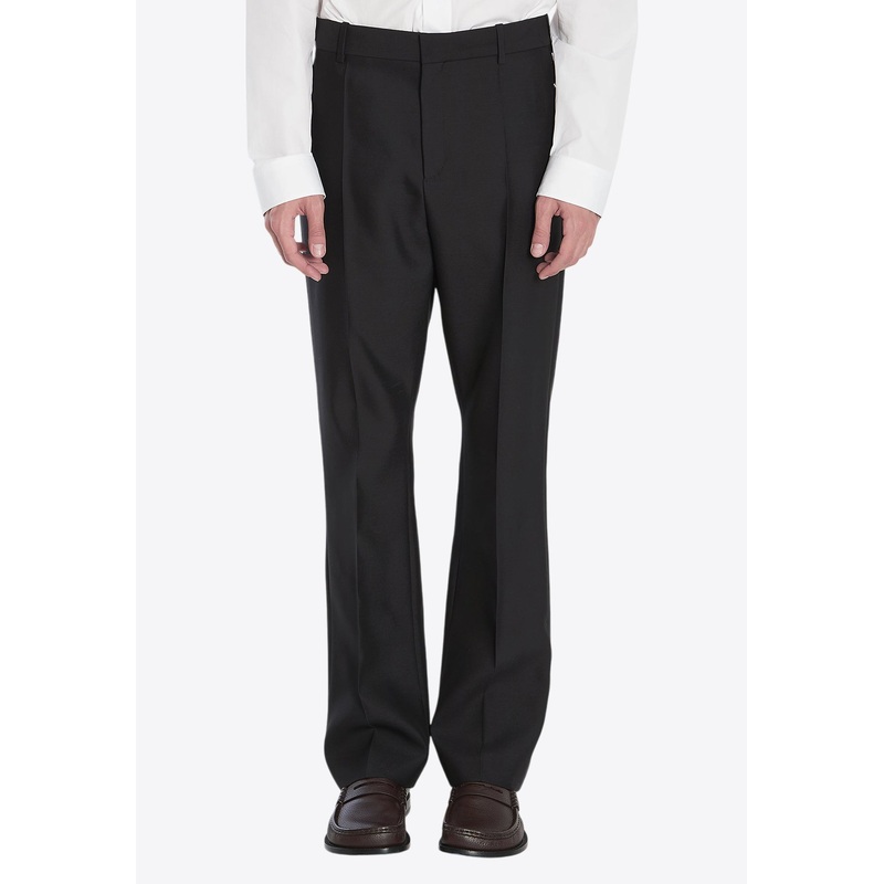 Tailored Wool and Silk Pants