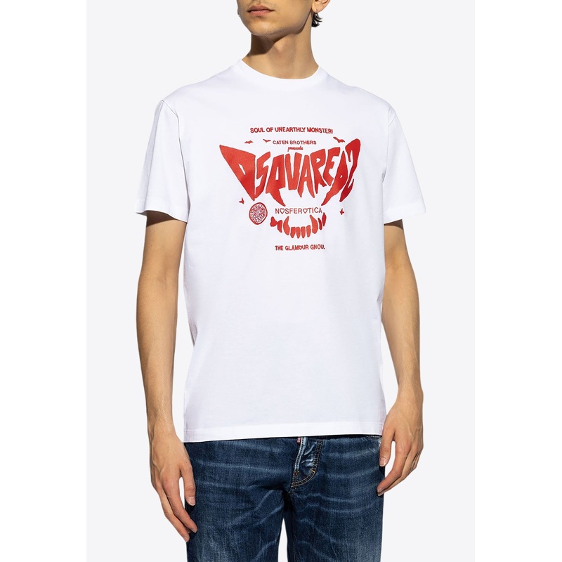 Bloody Logo Crewneck T-shirt
