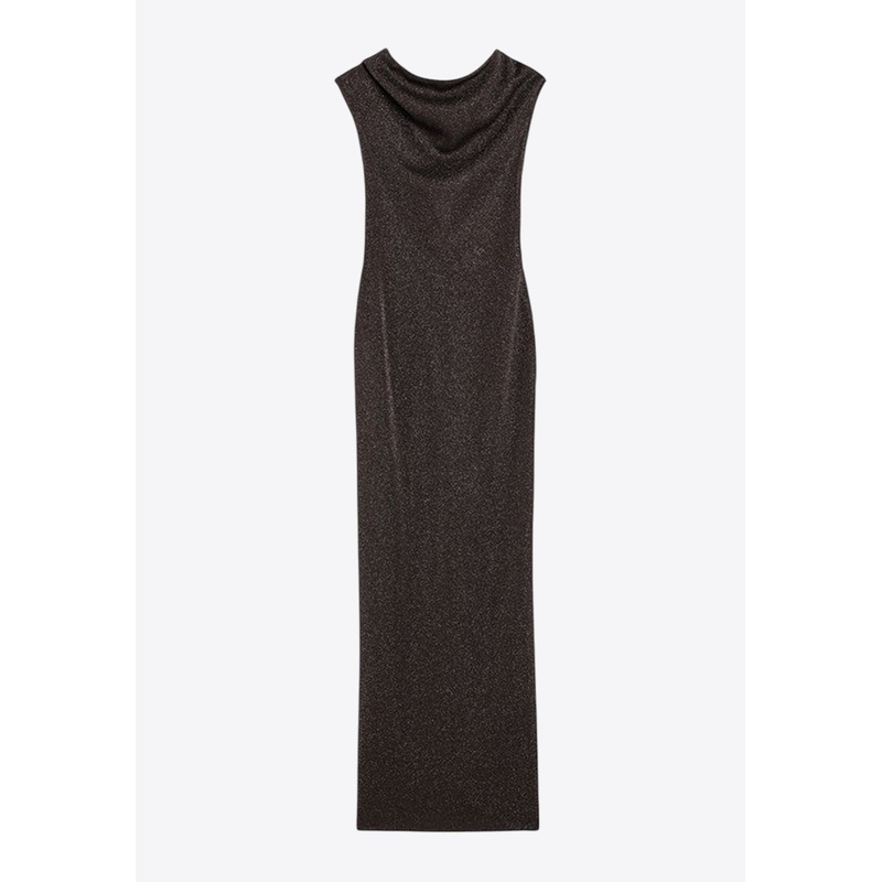 Eschimo Lurex Yarn Maxi Dress