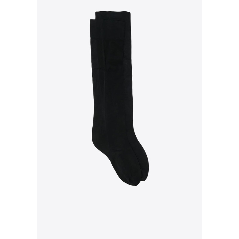Ribbed Calf-Length Socks
