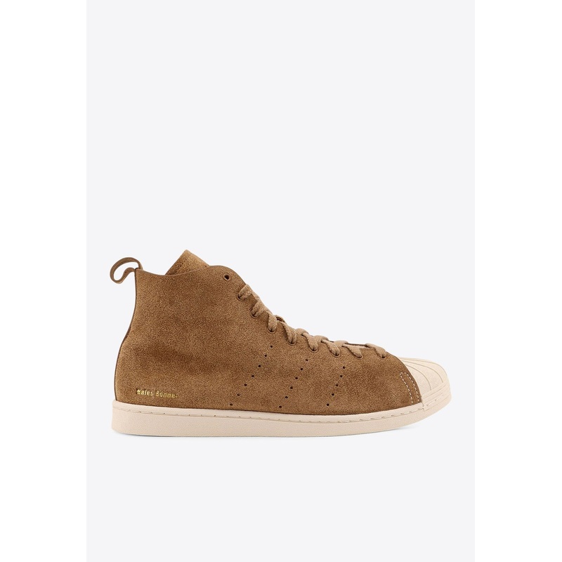 X Wales Bonner Hi Suede High-Top Sneakers