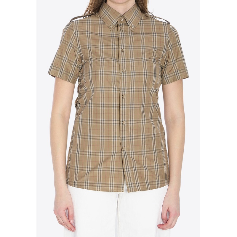 Checked Short-Sleeved Shirt