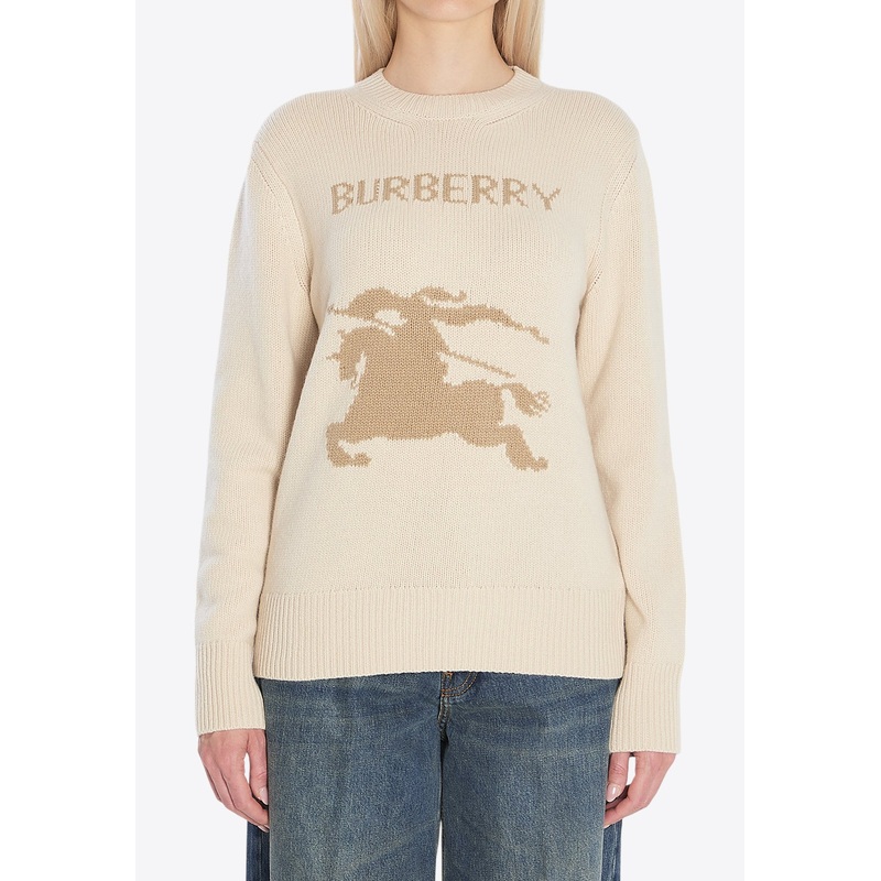 EKD Intarsia Knit Wool Sweater