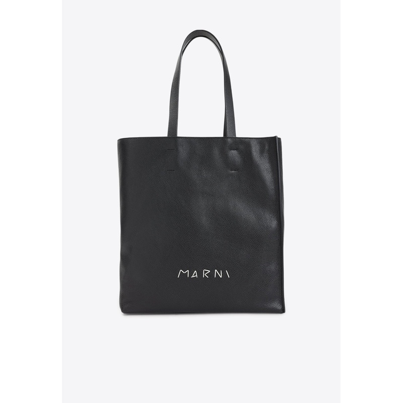 Large Museo Calf Leather Tote Bag