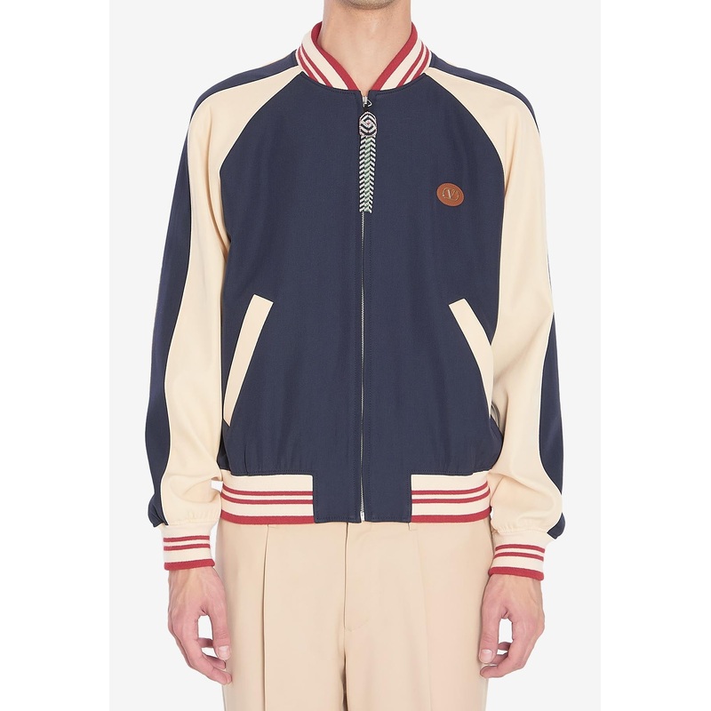 Le Chat Maison Zip-Up Bomber Jacket