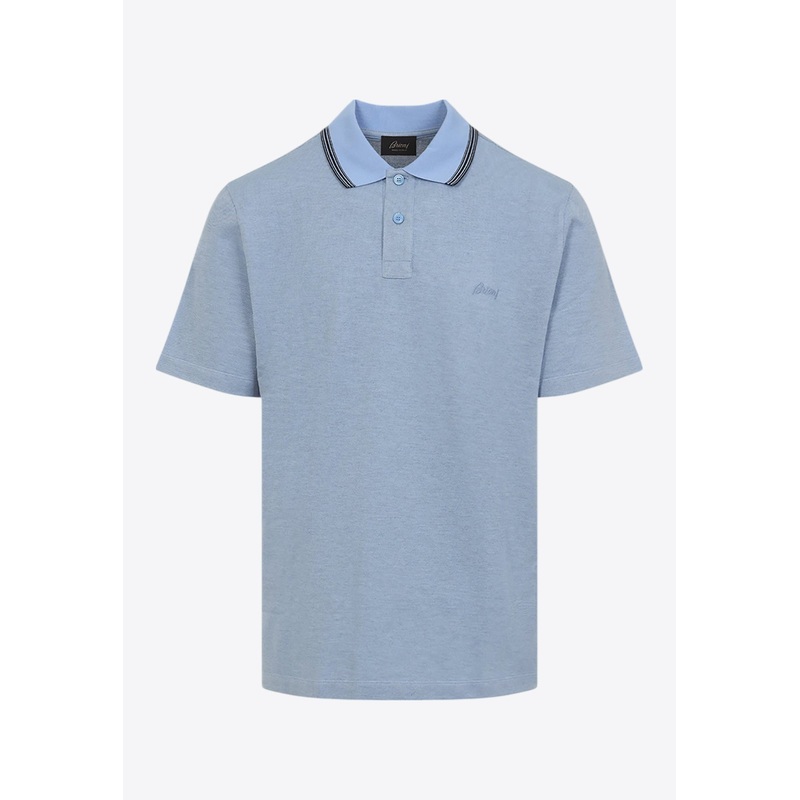 Logo-Embroidered Polo T-shirt