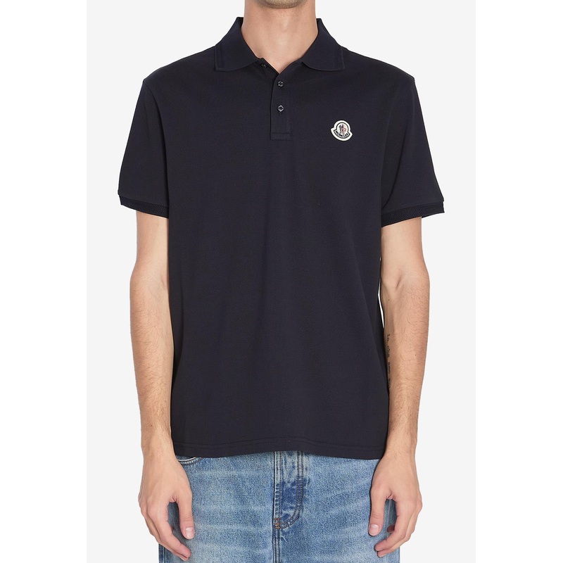 Logo Patch Polo T-shirt