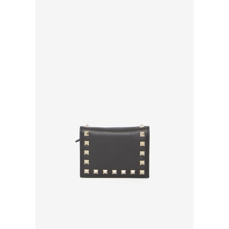 Rockstud Leather Wallet