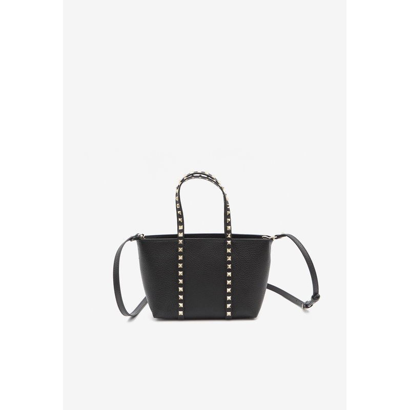 Small Rockstud Leather Shoulder Bag
