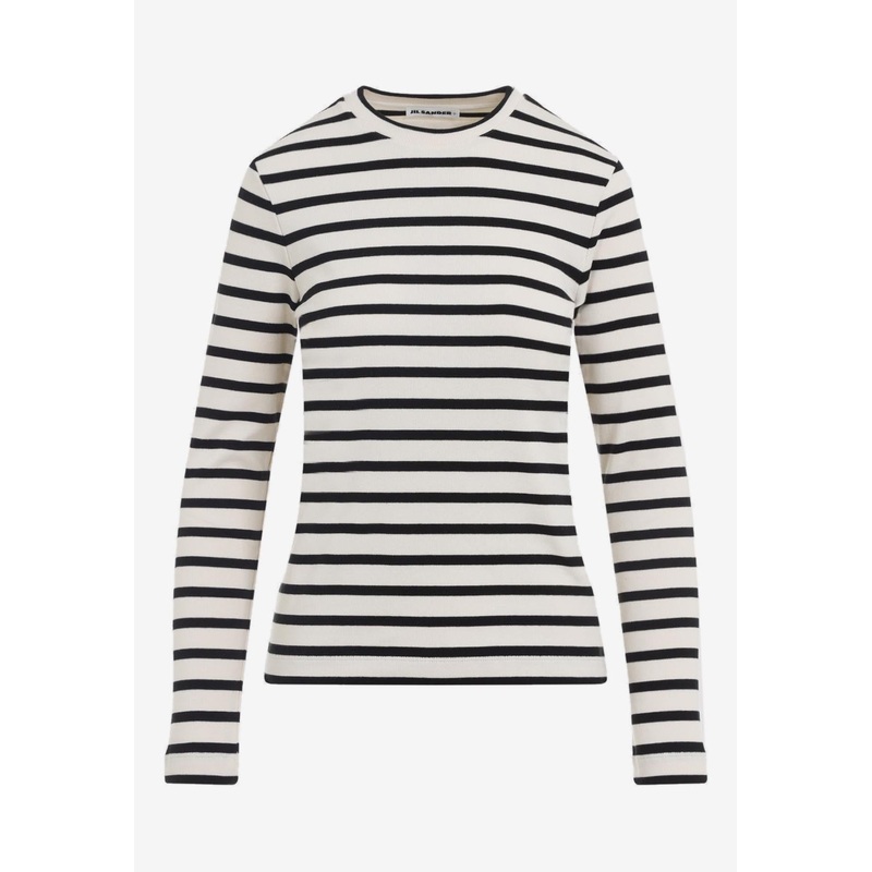 Striped Long-Sleeved Top