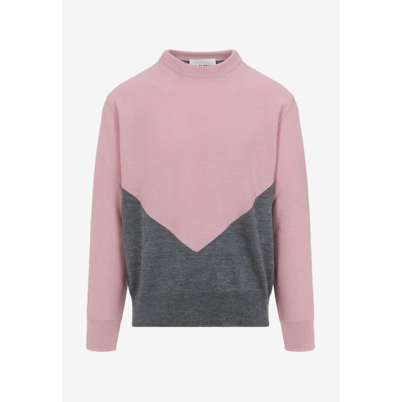 Two-Toned Wool Sweater