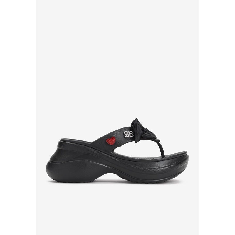 X Crocs Jibbitz Flatform Slippers
