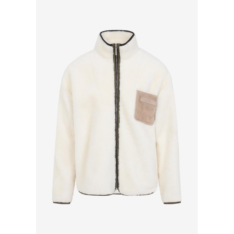 Zip-Up Shearling Jacket
