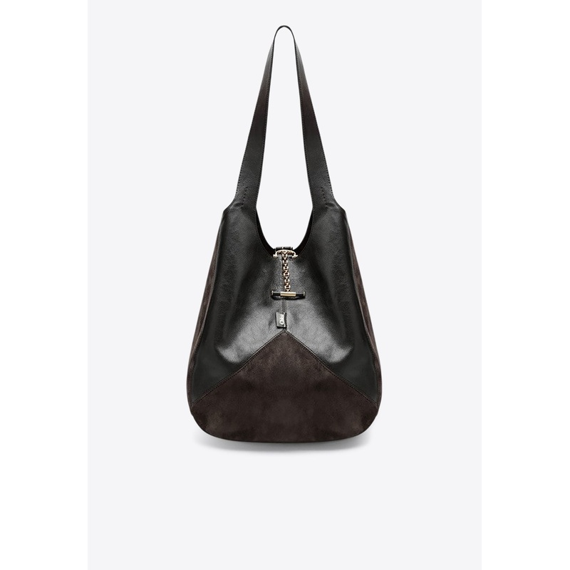 Balloon Leather Shoulder Bag