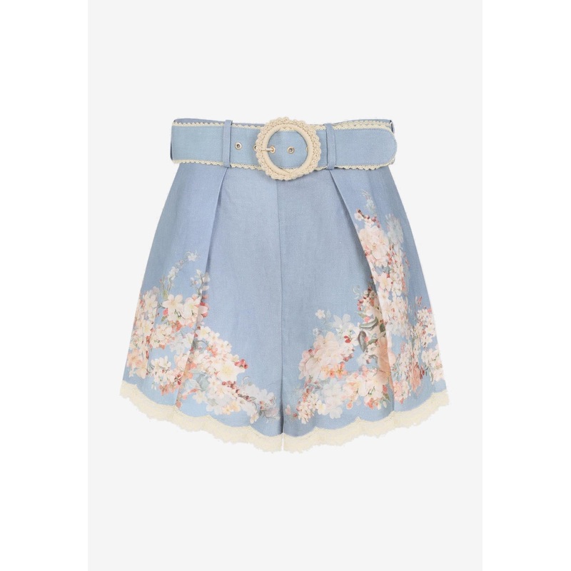 Cascadian Tuck Ramie Shorts