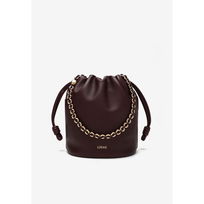 Flamenco Calf Leather Bucket Bag
