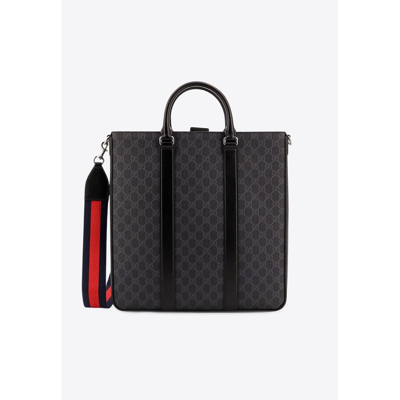 Large GG Canvas Top Handle Bag