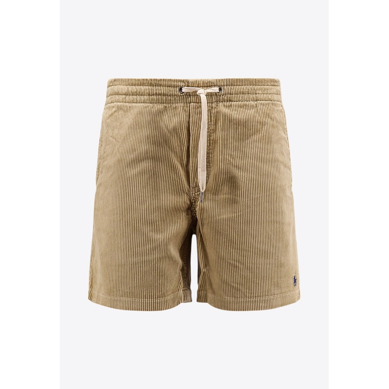 Prepster Logo Corduroy Shorts
