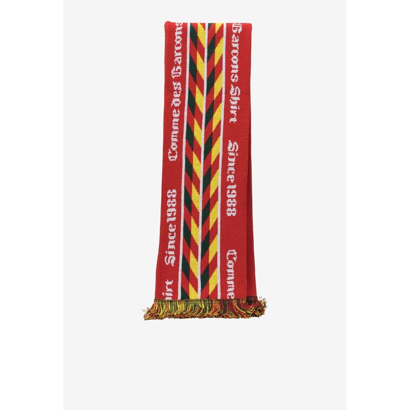 Printed Fringed Scarf