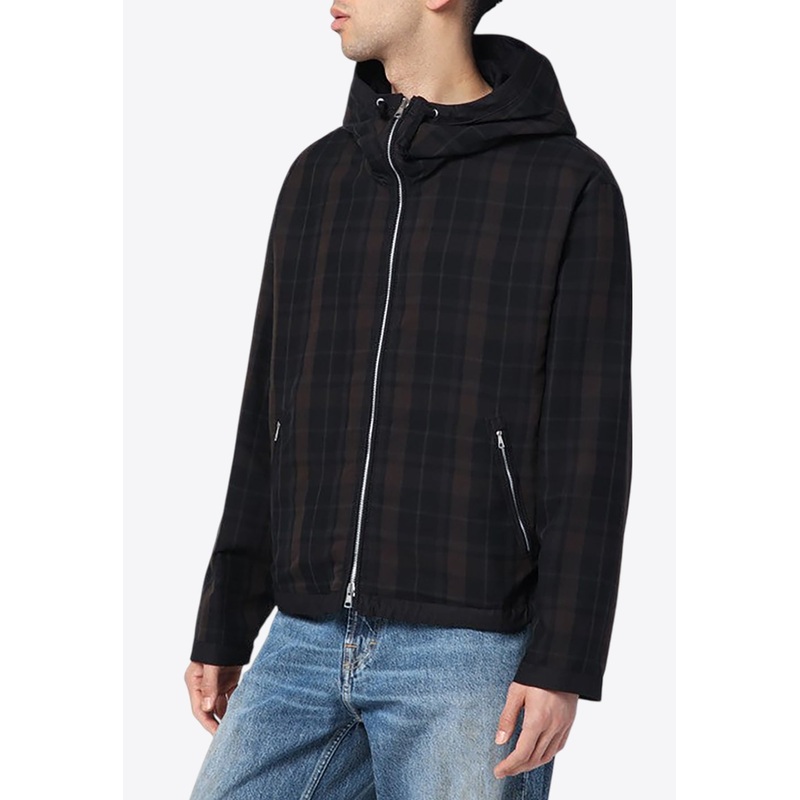 Riviera Plaid Check Zip-Up Jacket