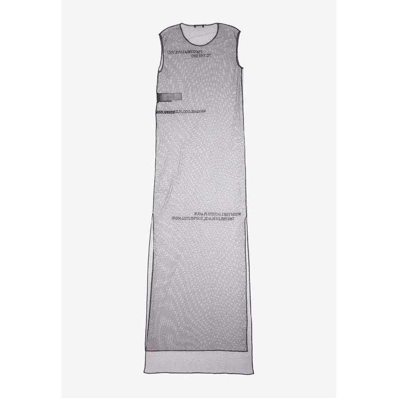 Seda Sheer Mesh Maxi Dress