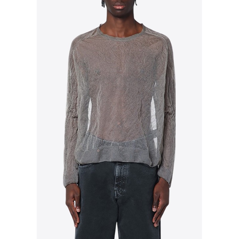 Sheer Sweater in Silk-Blend