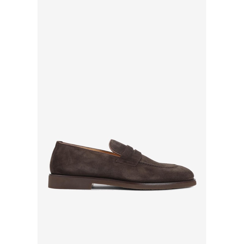 Suede Leather Loafers