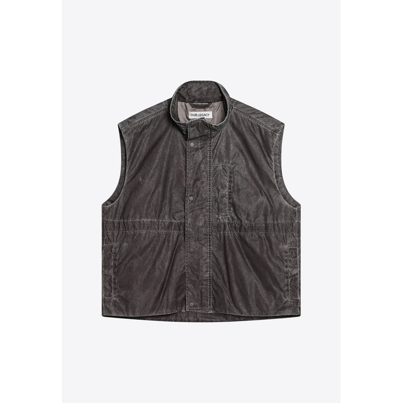 Vintage High-Neck Vest