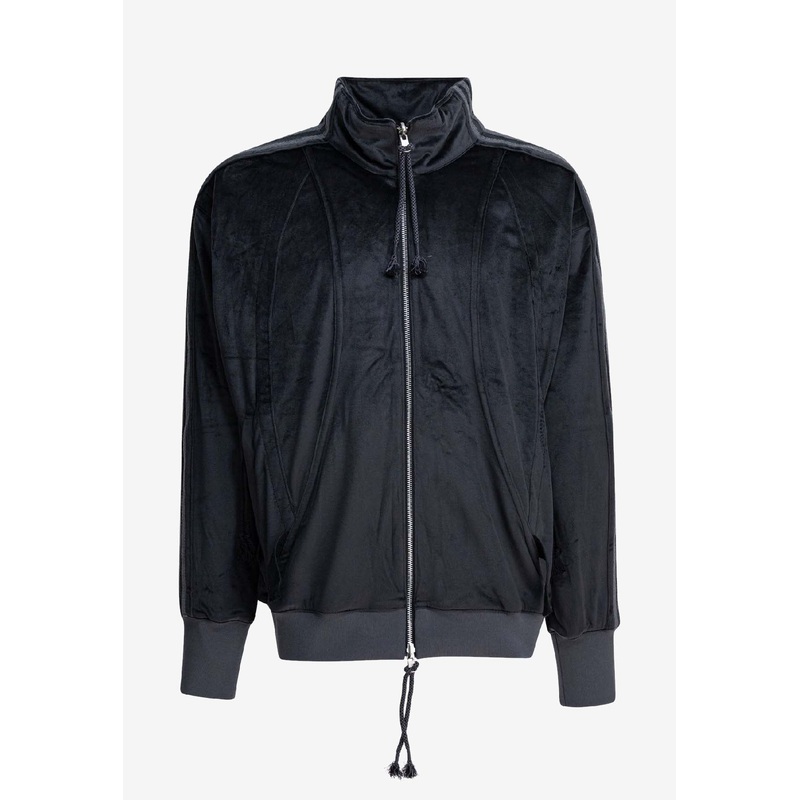 X Song For The Mute Zip-Up Velvet Jacket