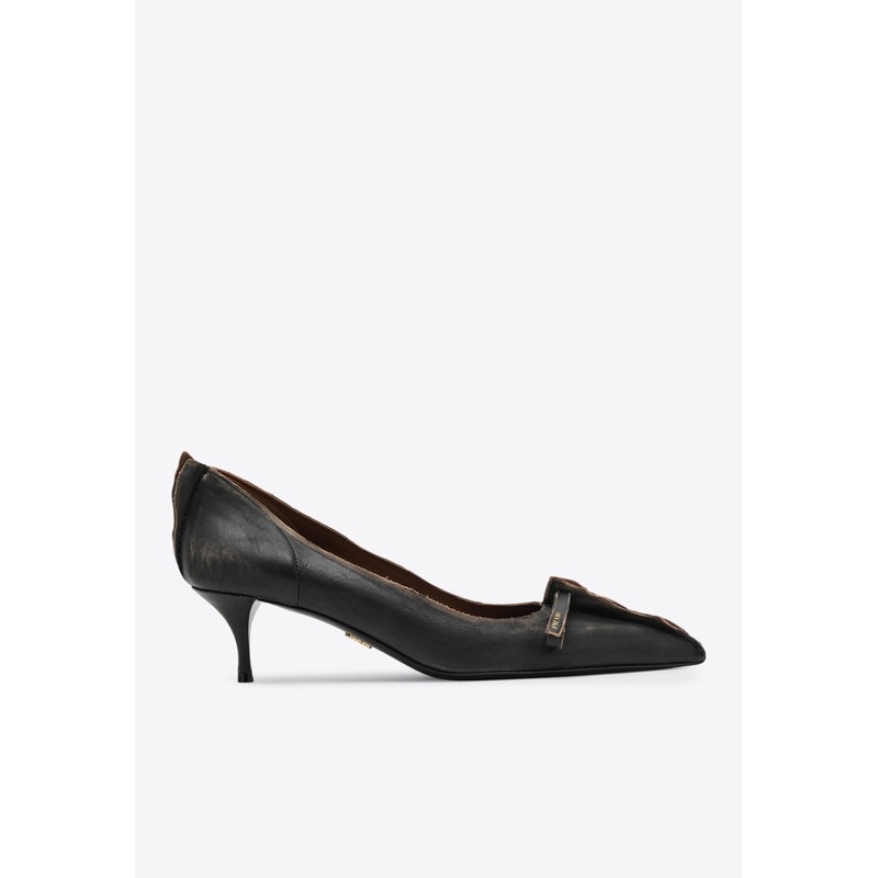 55 Antique Leather Pumps