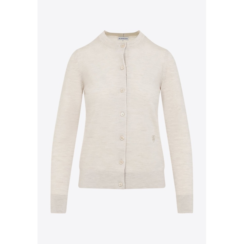 B Shield Embroidered Wool Sweater